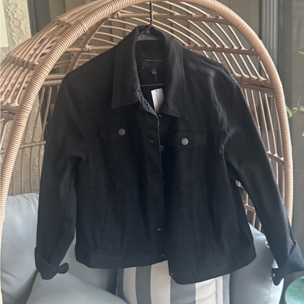 ✨NWT✨ Banana Republic Jean Denim Jacket Lightweight in Black - Sz XL